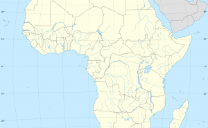 Vilket afrikanskt land är det på kartan?